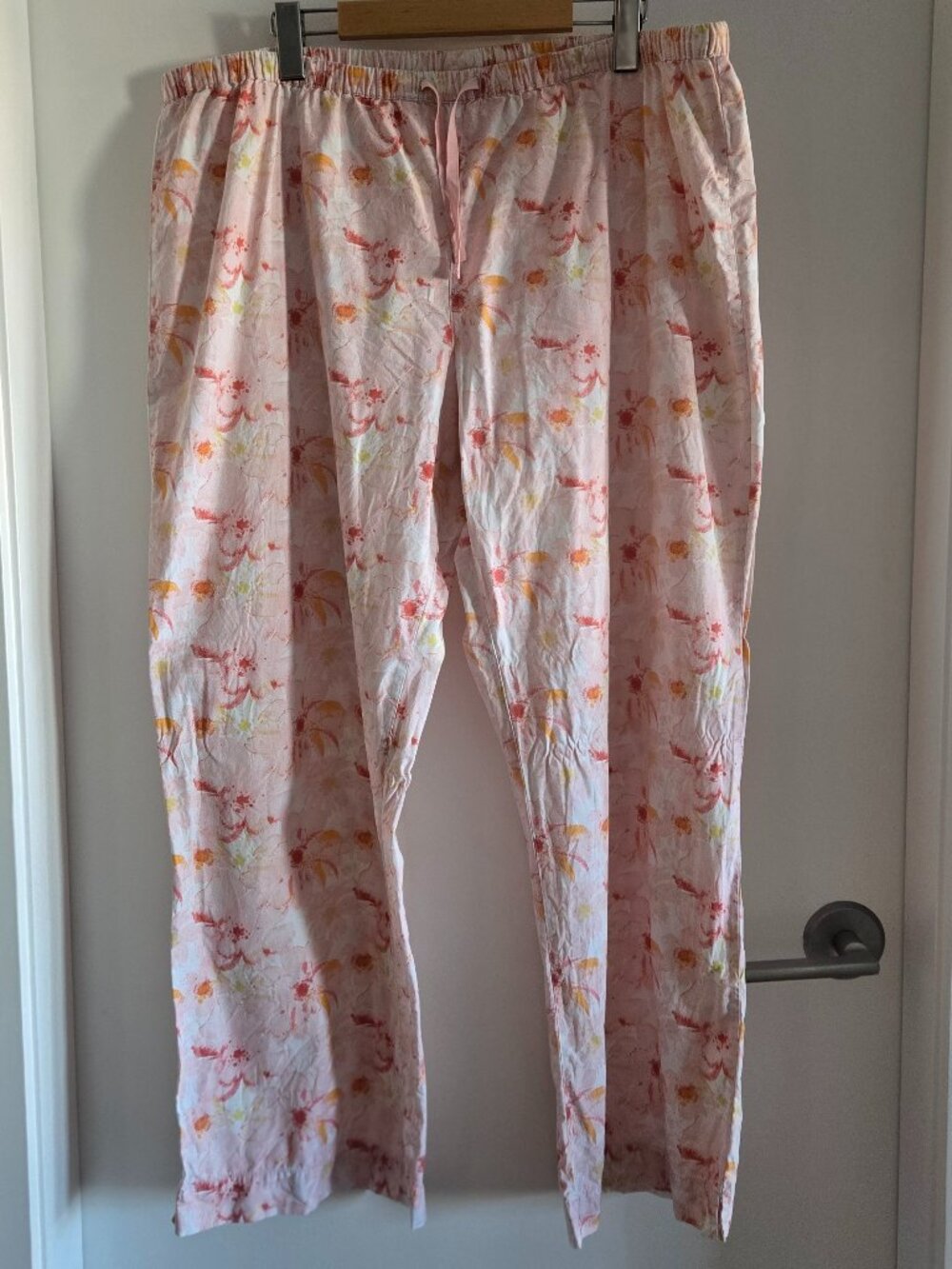 Joe Fresh Pink Floral Pajama Pants – Size XL